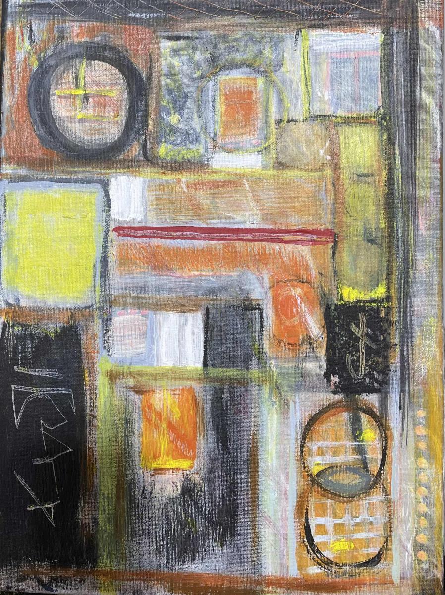 Fetish acrylic on canvas 12 x 16 by geeeeh