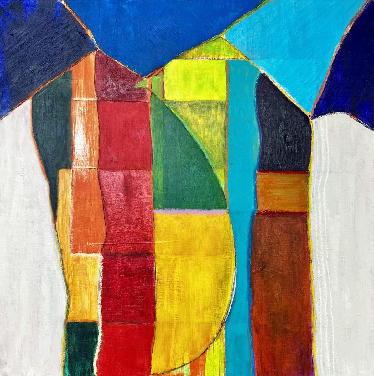 Original abstract mix media on canvas, Edge XXII by geeeeh